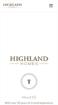 Mobile Screenshot of highlandhomesliving.com